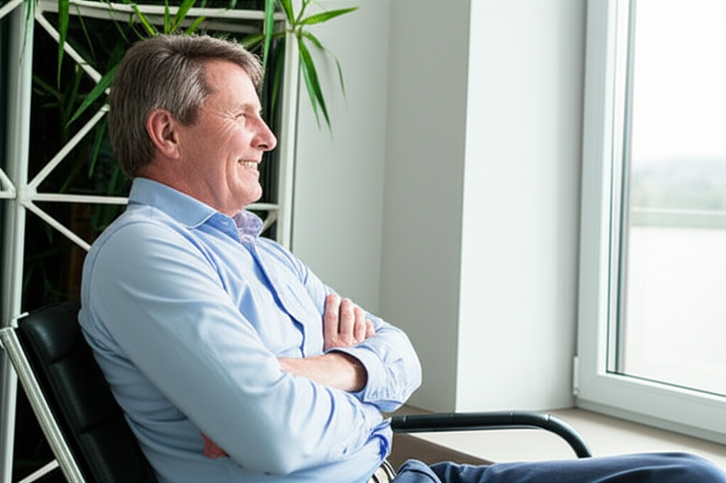 Thérapeute en pratique privée consultant un formulaire d'admission client sur tablette